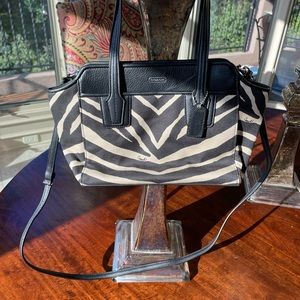 NWT Coach F28461 Taylor Zebra Bette Mini Tote